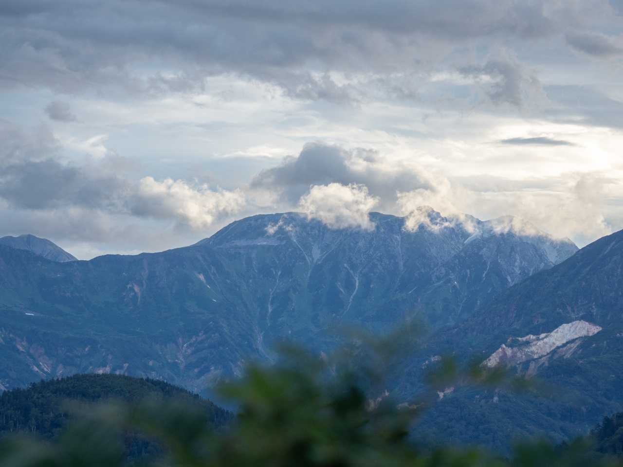 立山方面かな。