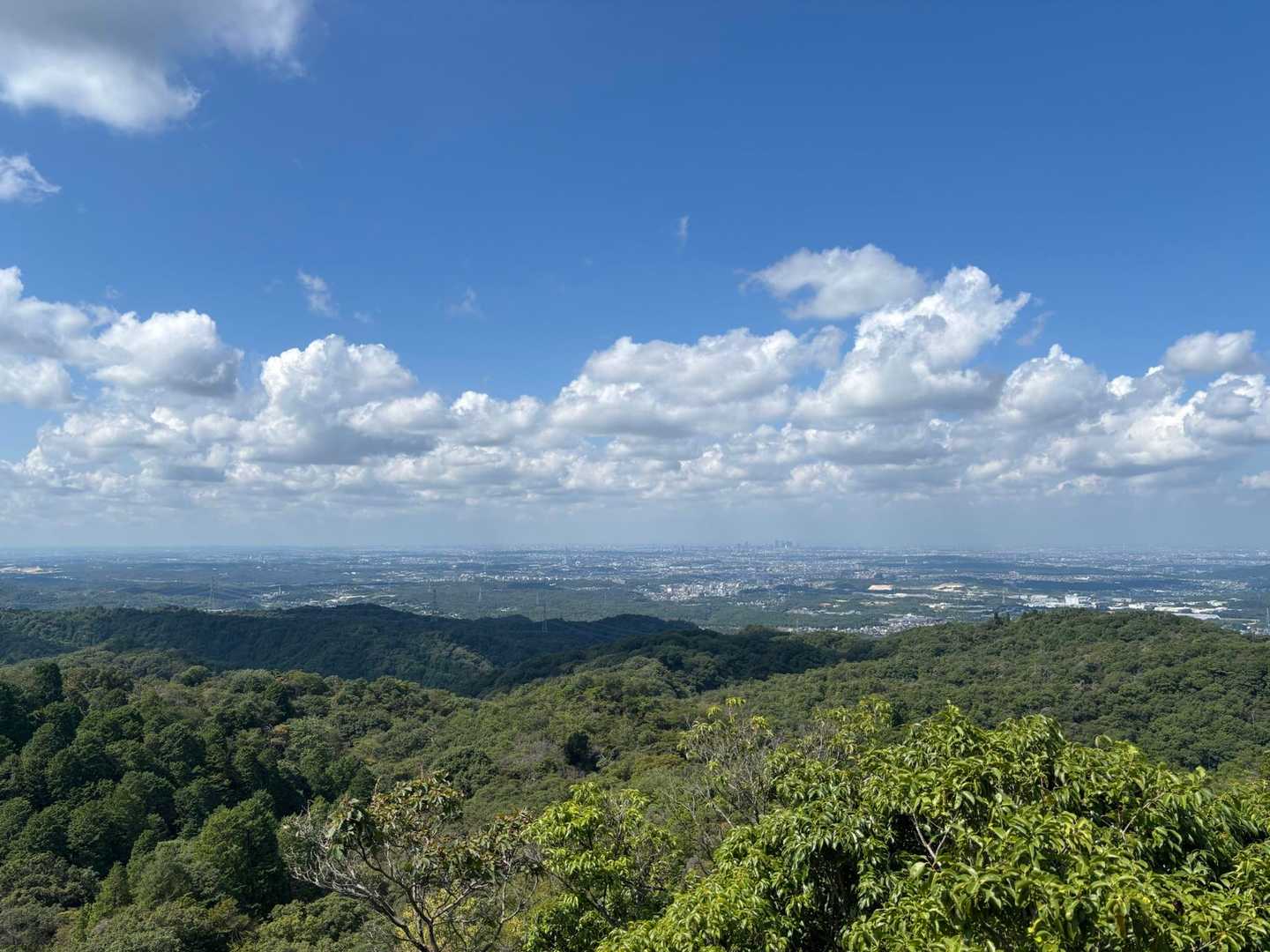 元岩巣山山頂からの眺望