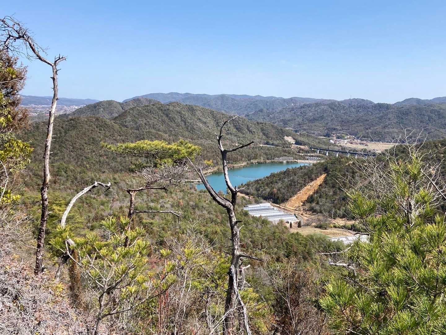 黒瀬ダム-向山登山口-向山-仏平山-仏平山南口 周回コースの写真