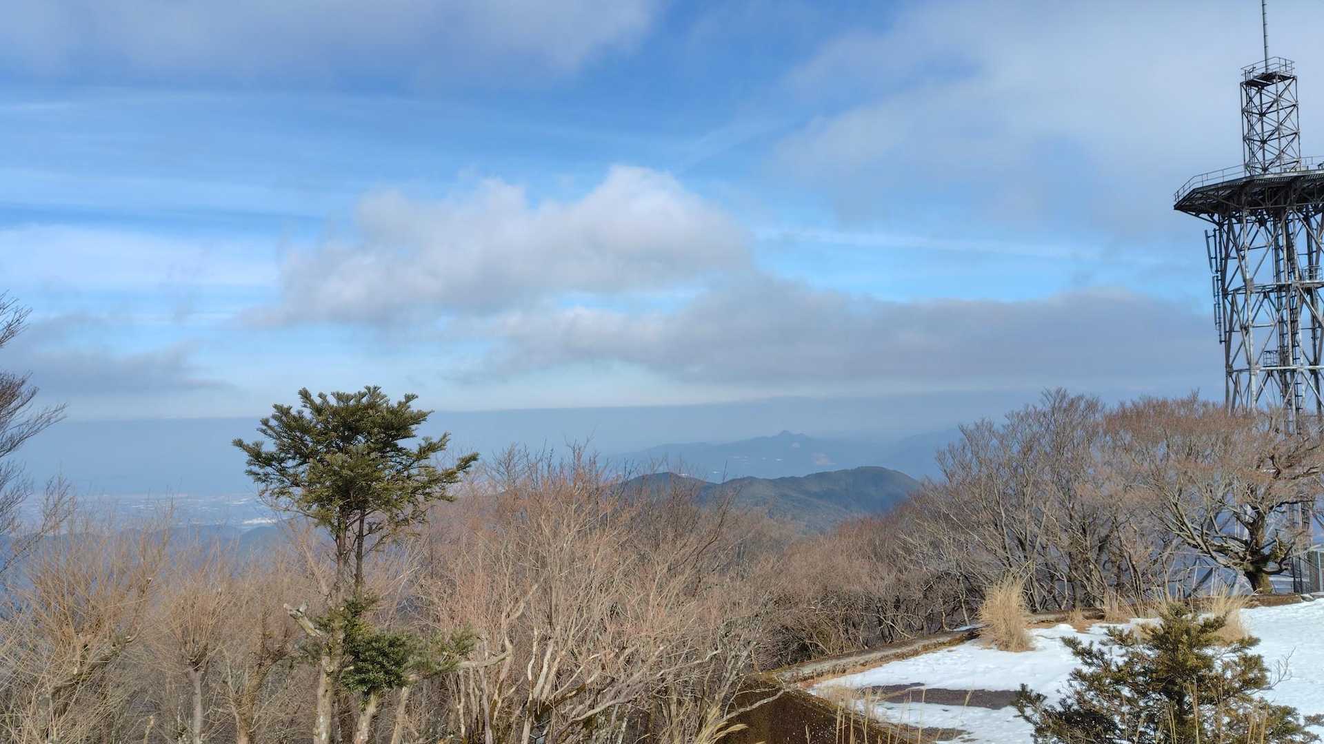 矢筈岳、八代方面🗻