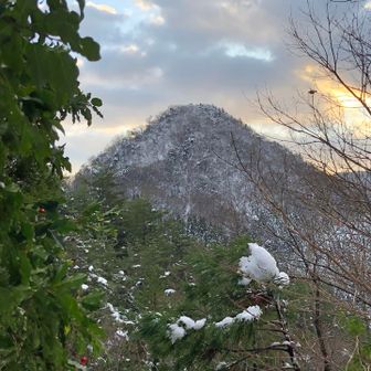 毎回思うけど、何故そこそこ登ってから、今から登る山の稜線を拝まなければいけないのか😤