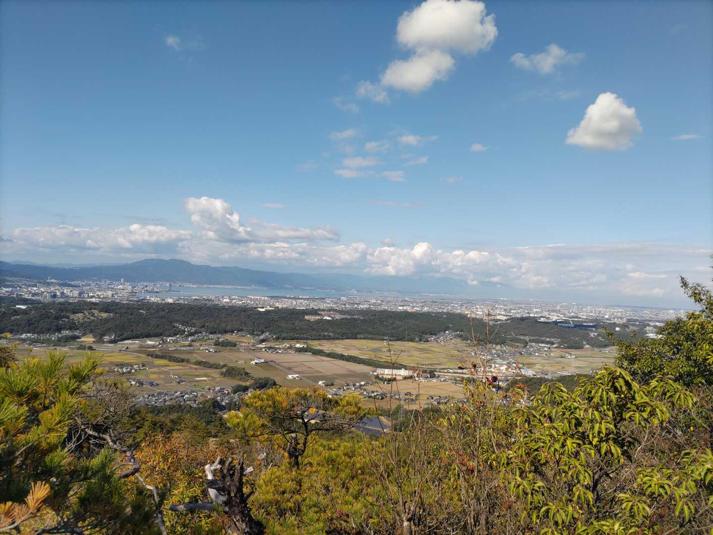琵琶湖や比叡山の絶景