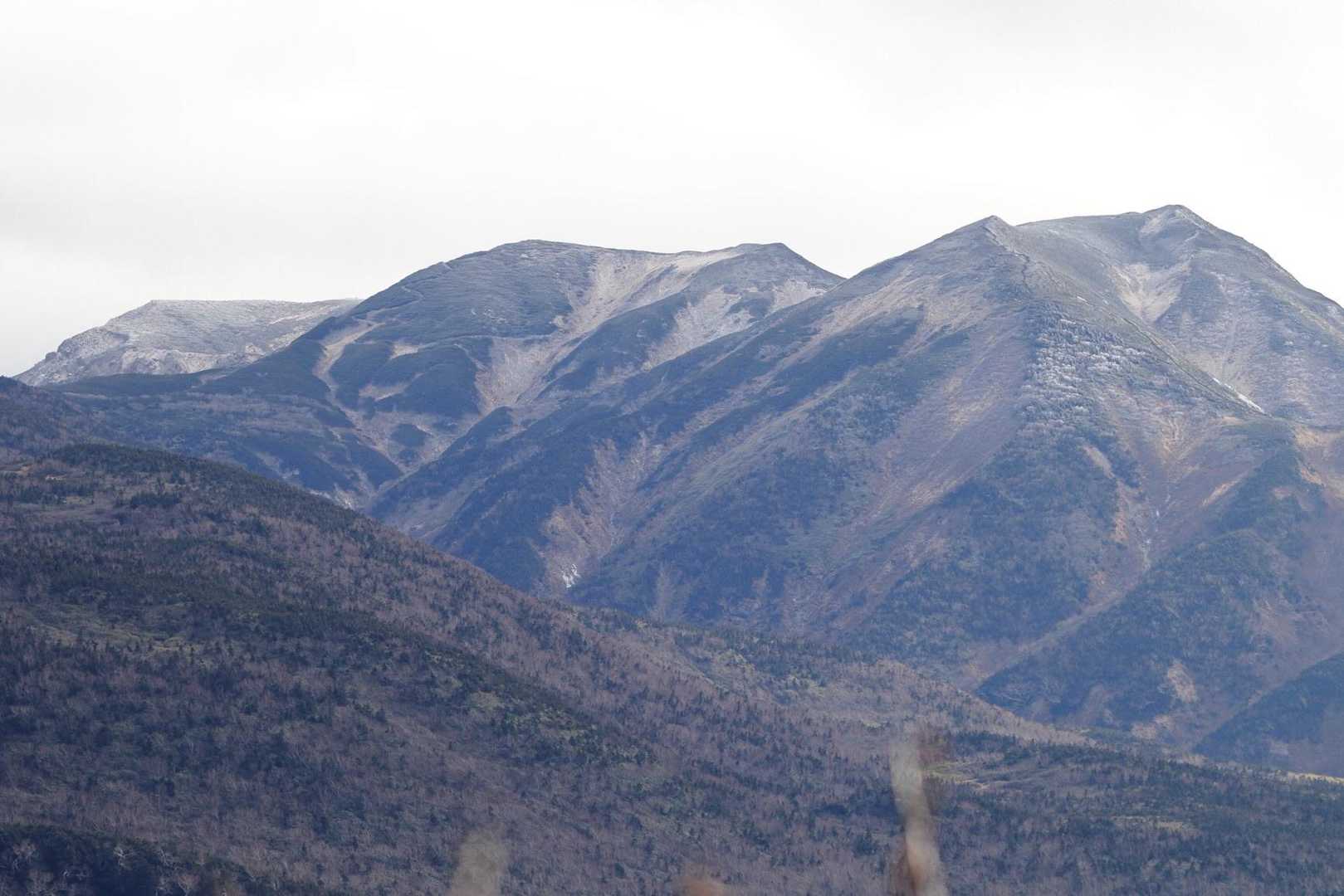 今日は影の薄かった白山。