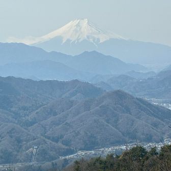展望ポイントからの富士山！
