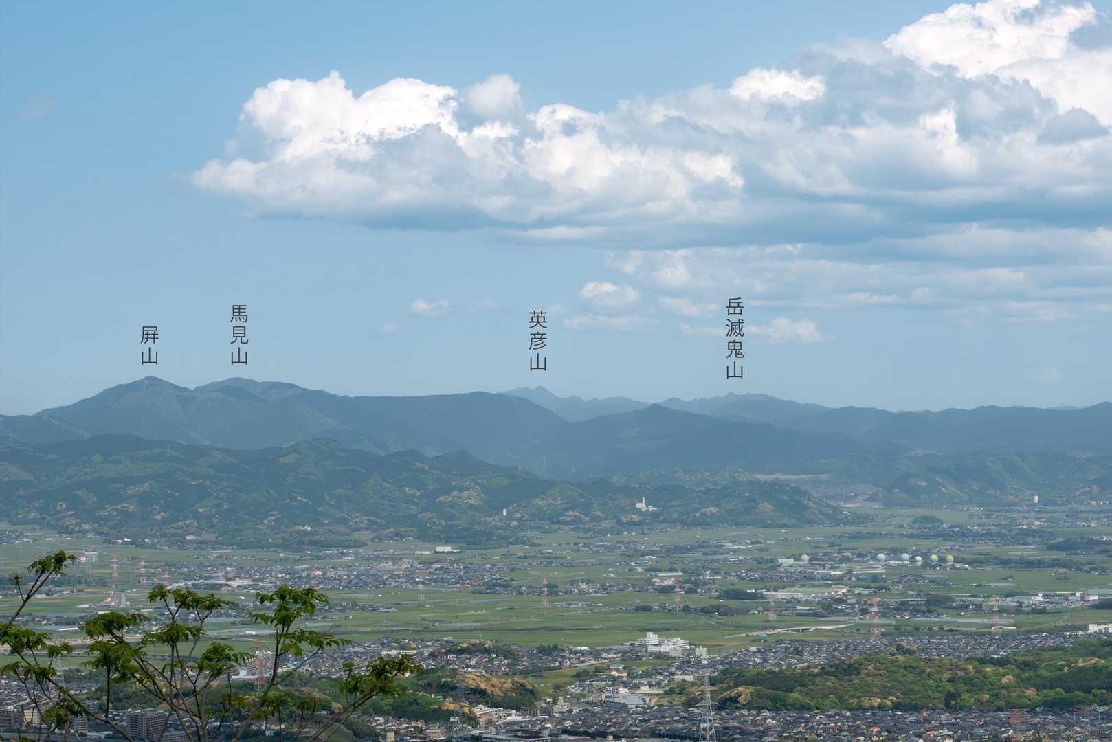 ４日前に登ったばかりの英彦山を撮影