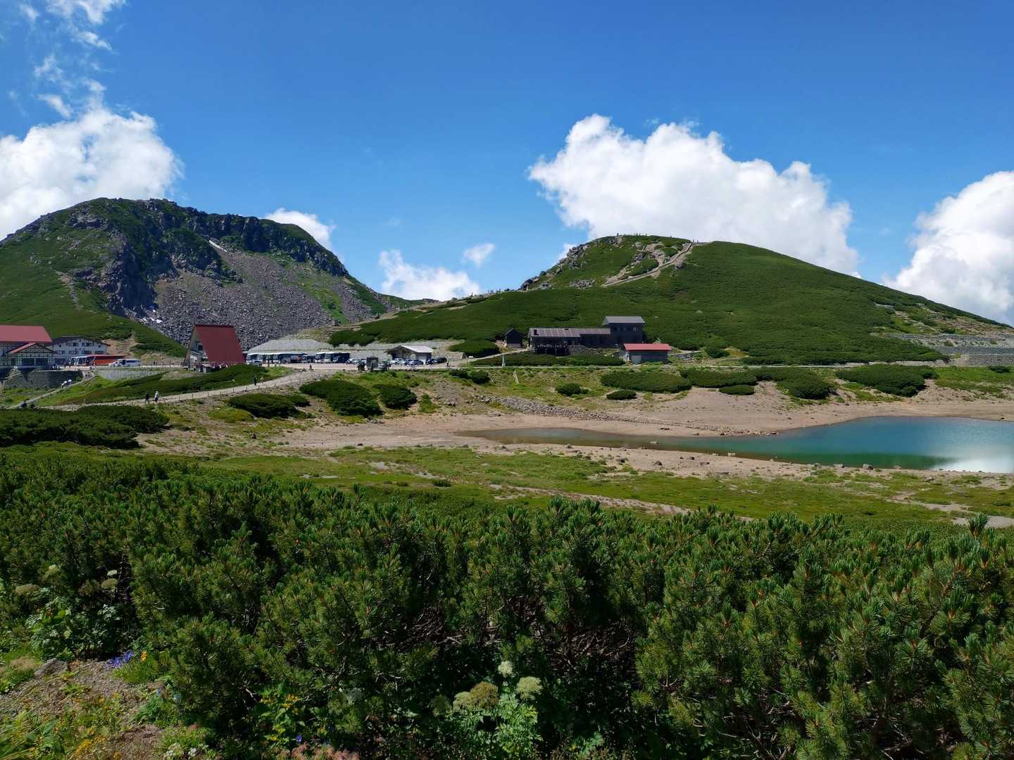 乗鞍山頂バス停-大黒岳 往復コースの写真