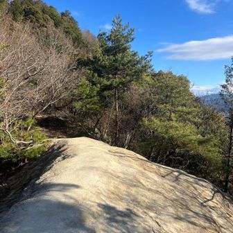 岩場🪨から、近江富士が見えました。