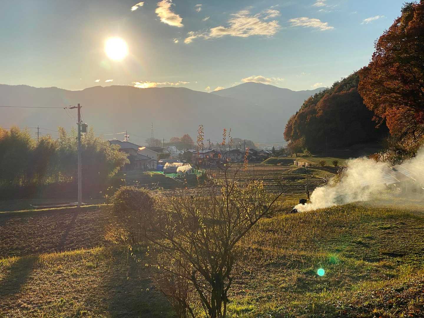 ザ・田舎の風景です。昔を思い出します。