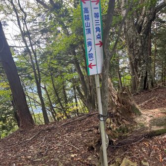 三角点があるの分かったので、そちらに移動。