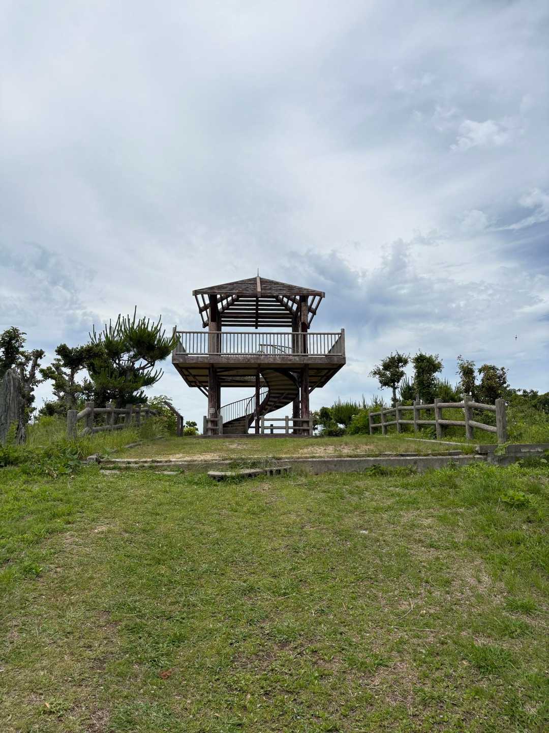 章魚頭姿山の展望台