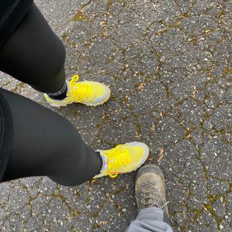 久しぶりにちゃんとした登山靴で🥾