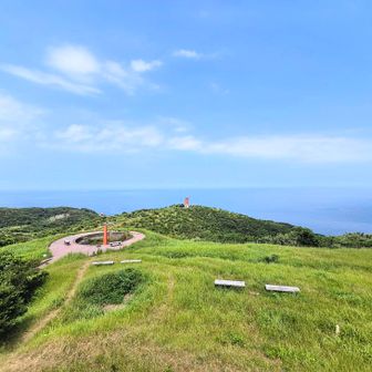 フェリーを降りて1時間で この絶景です✨️
この日は沖ノ島見えず 残念