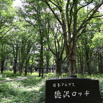 そして、徳沢ロッヂに到着