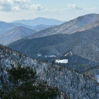 奥の山は？？

逆光で雪があるかわからないが雪があったら行ってしまいそうな姿😁
