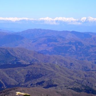 笠ヶ岳、穂高連峰、焼岳