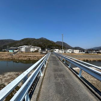 下って橋を渡って左の河川敷が第三エイドかな。（スタートから約28km）
50kはそのまま左⬅️へ
100kはエイド後は右➡️へ