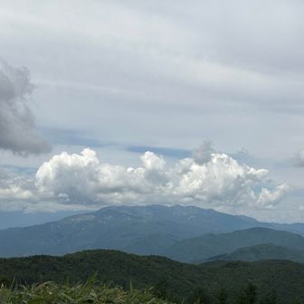 先日登った南駒ヶ岳も見えるはず
中央アルプス