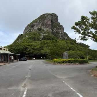 中腹の展望台