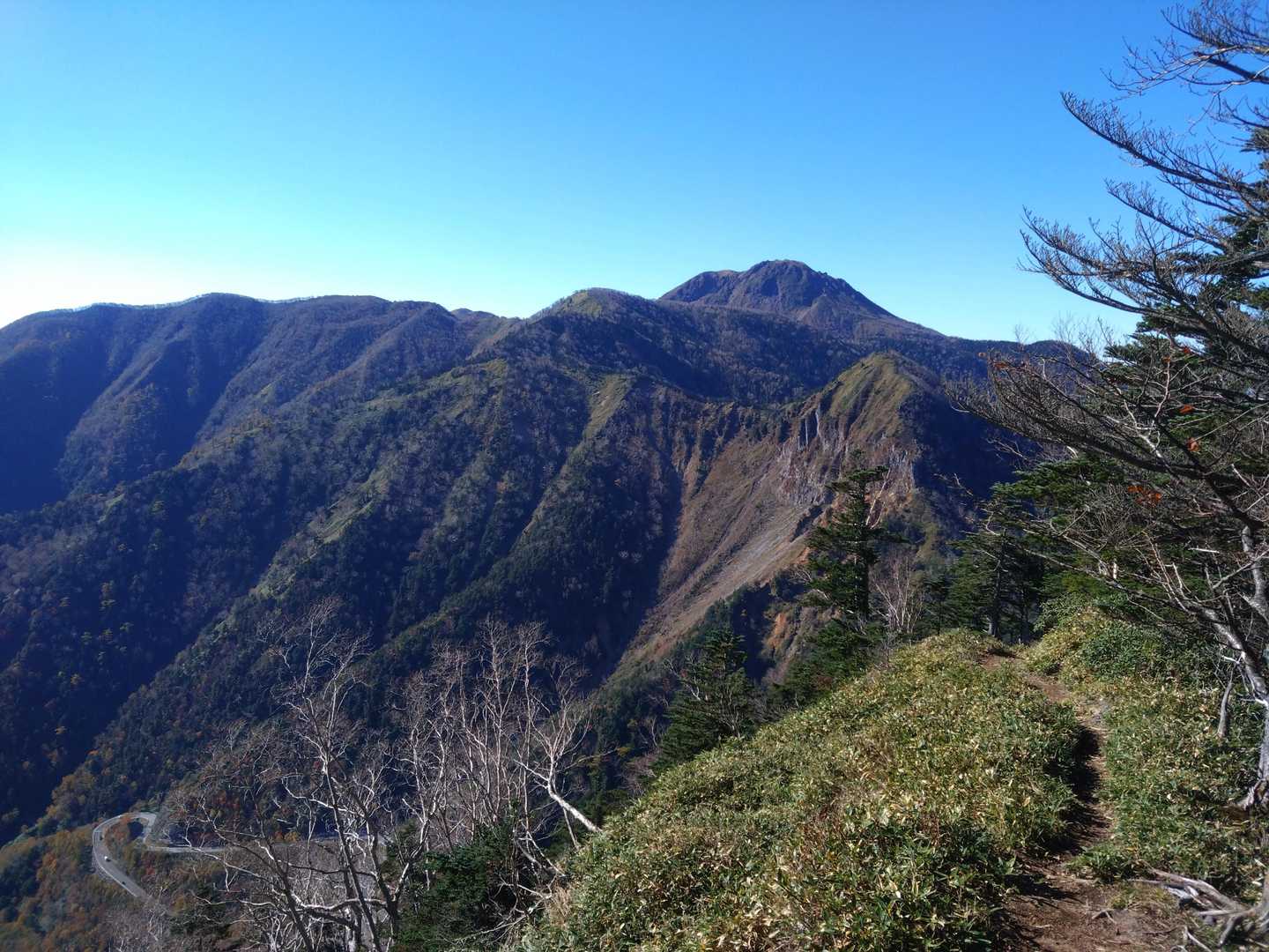 五色山、日光白根山、金精山