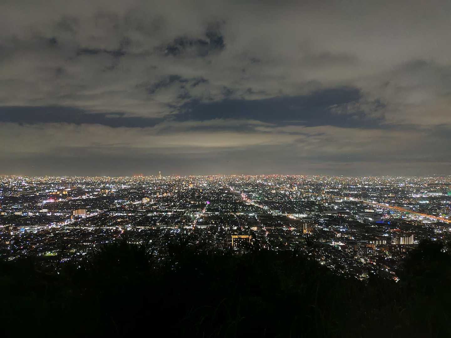 枚岡展望台に到着✨