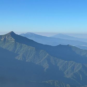 笠ヶ岳、乗鞍岳、御嶽山
