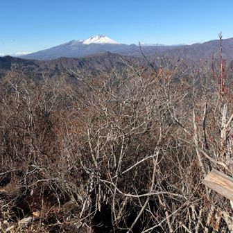 山頂からの浅間山