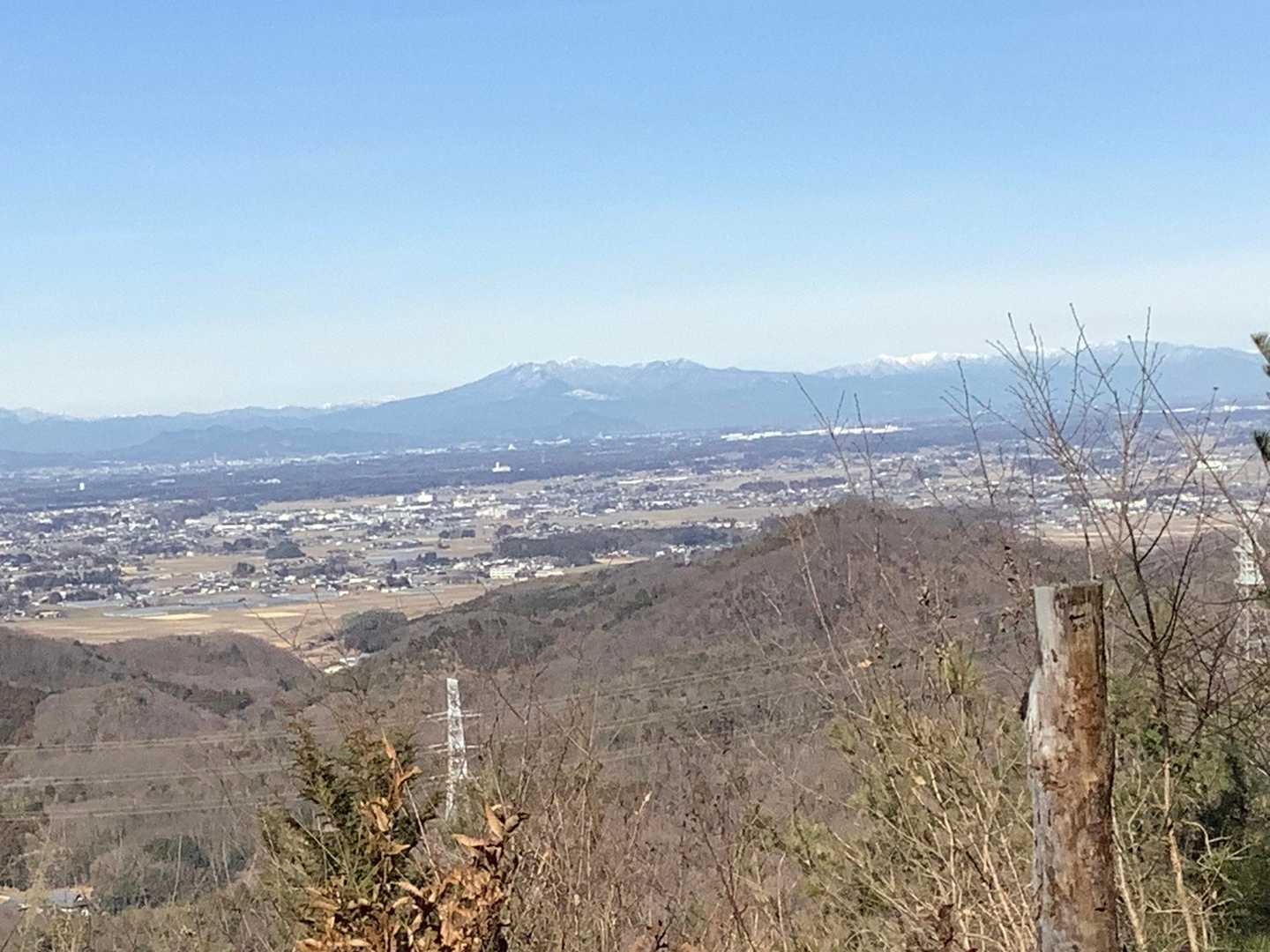 展望台から眺めた高原山
