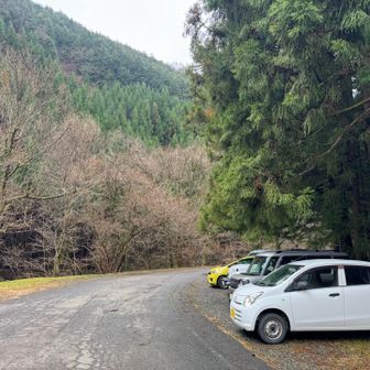 根本山登山口駐車場
平日ということもありこの時間は空きあり
この時期の休日は、観光の人もいるからカオスでしょうね…💦

駐車場までの道は舗装されてるけど一車線…休日はすれ違い大変そう😱

無料
トイレ・水場なし
コンビニは出流原PAを出てすぐローソンとセブンあり