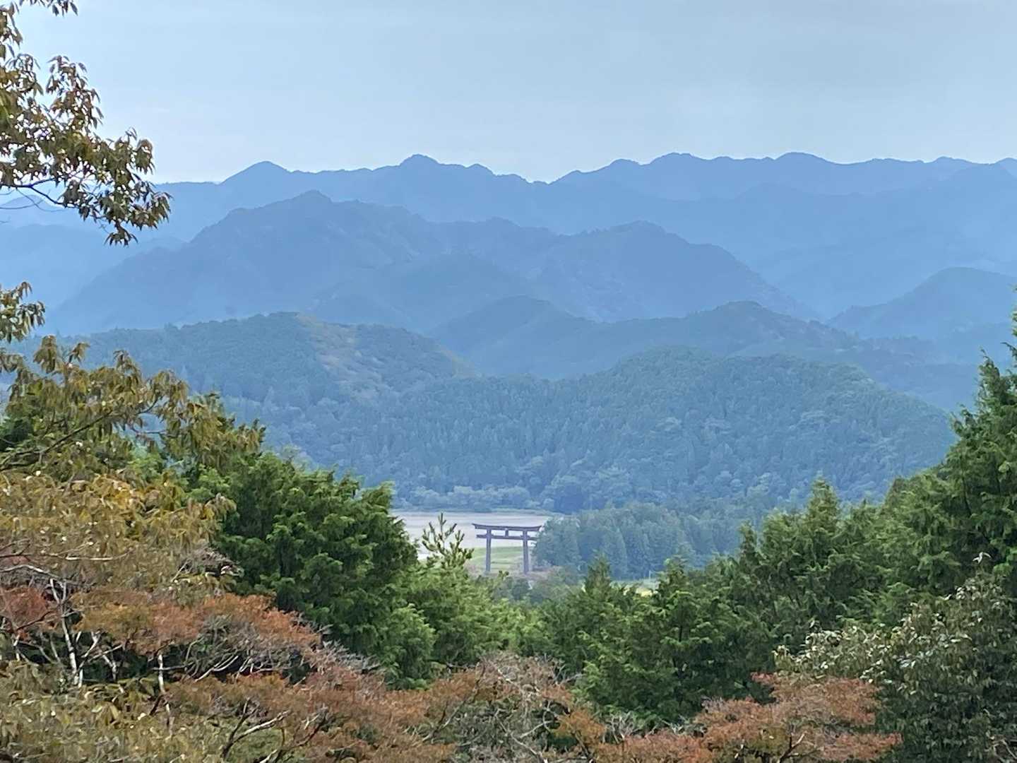 「ちょっとよりみち展望台」から大斎原
みたかった景色です🥰