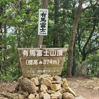有馬富士到着