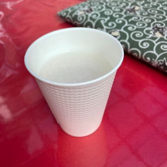 甘酒。ノンアルです😄