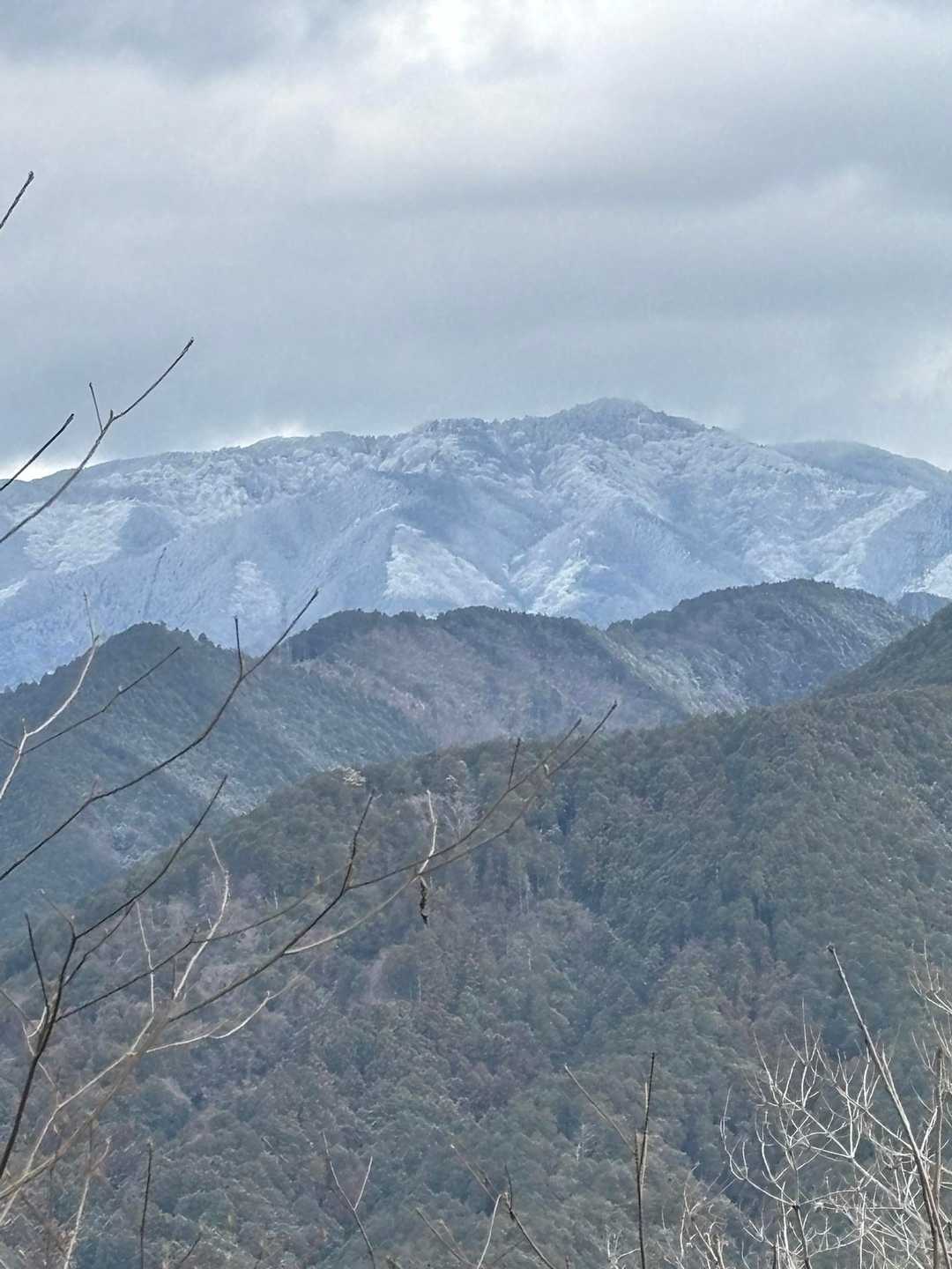 金剛山、雪❄️