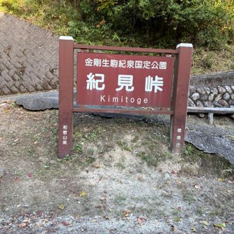 紀見峠
🈁に至るまでの、長い下りを競うかのように早歩きしてきました
が、その彼女さんは、もう一段チェンジアップ⤴️して行ってしまいました🗯️
