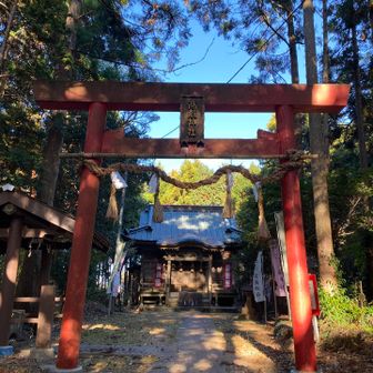 山頂の高蔵神社⛩️に参拝