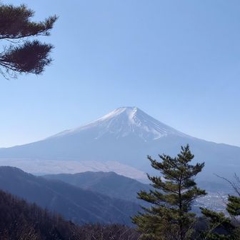 無名ピークからの富士山