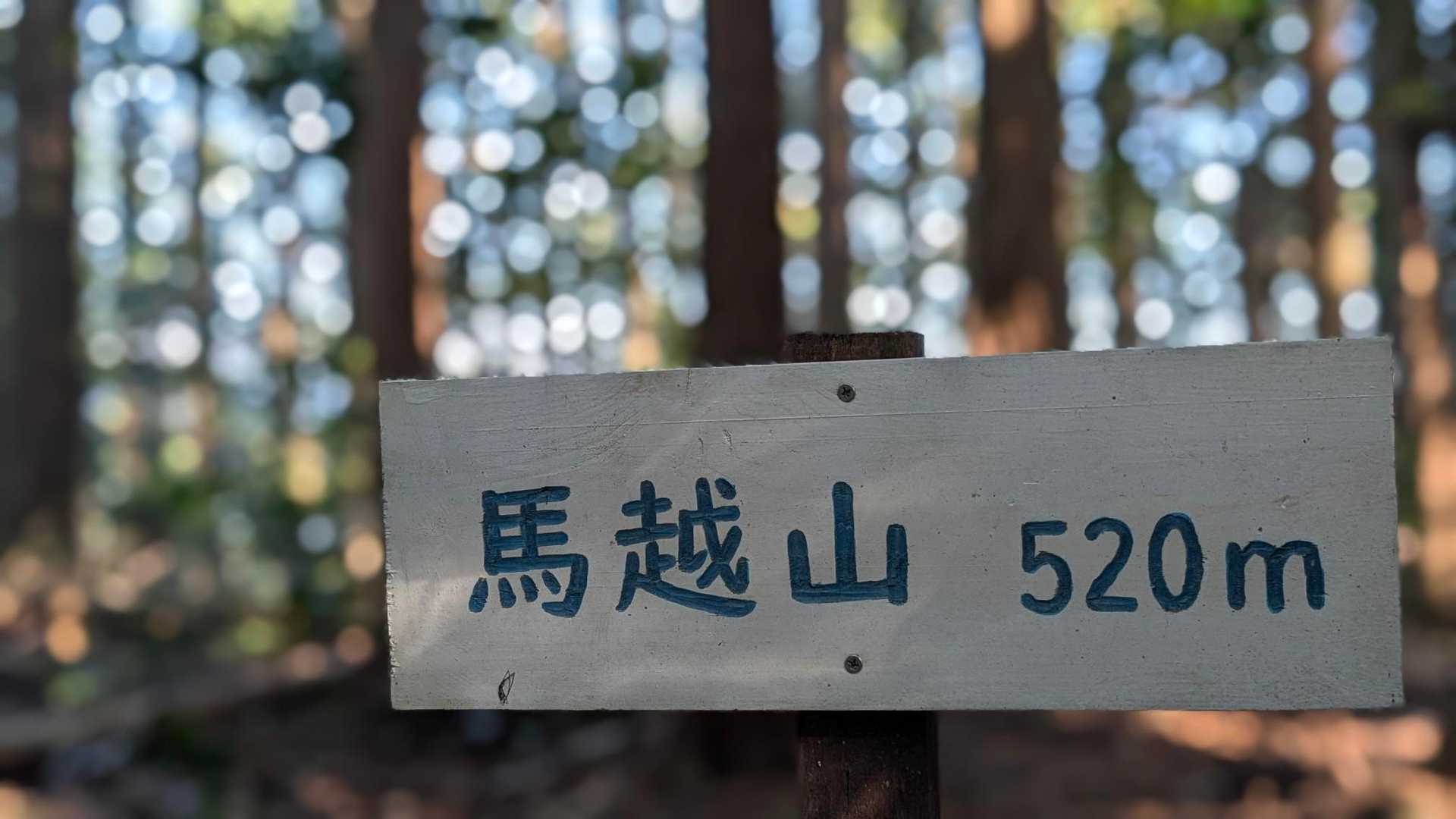 馬越山とも言うようです
そういえば、午年ですね