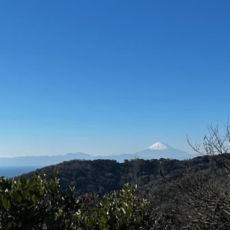 三浦富士から眺める富士山