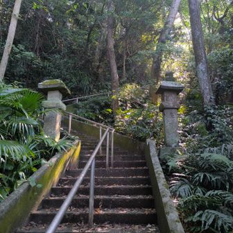 ずっと階段が続きます