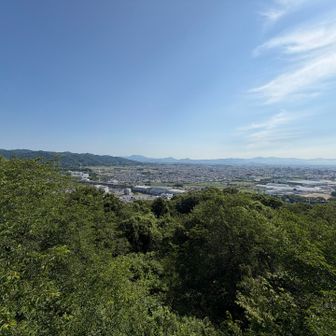 今日は宝満山まで綺麗に見えます