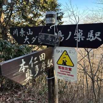 「瘤高山1116m」山頂標識