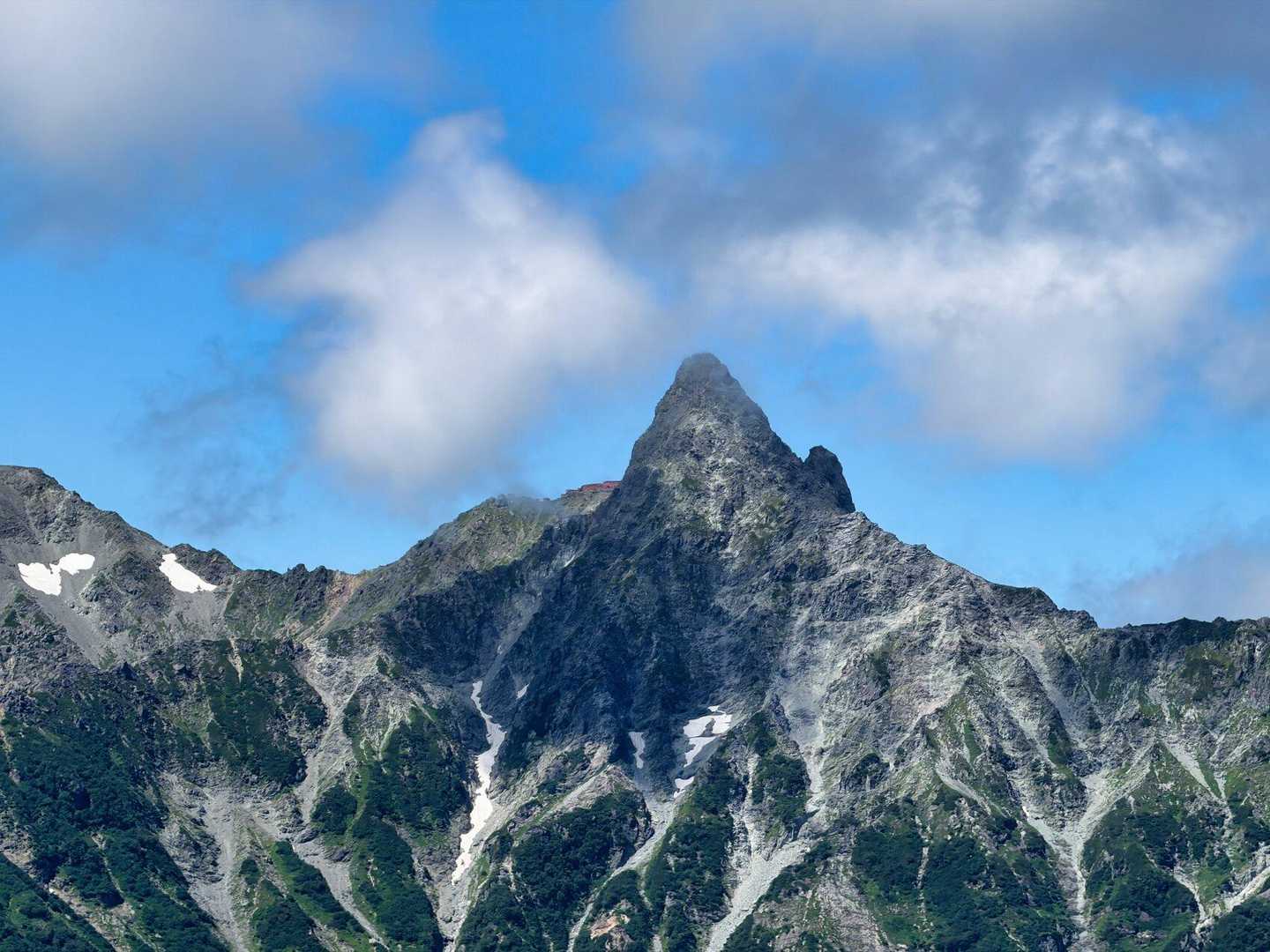 大下りノ頭-大天井岳-常念乗越 縦走コースの写真