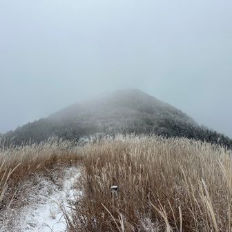 山頂方面は見えず