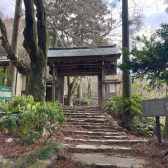 瑞宝寺は廃寺となっており山門が残されている