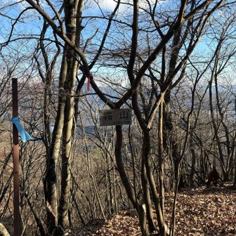 霜山のピークを踏む。
今日いくつピーク踏んだんだろう