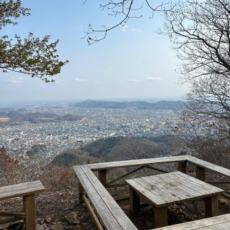 山頂にはベンチもあります