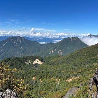 太郎山、子真名子山、大真名子山、女峰山方面 