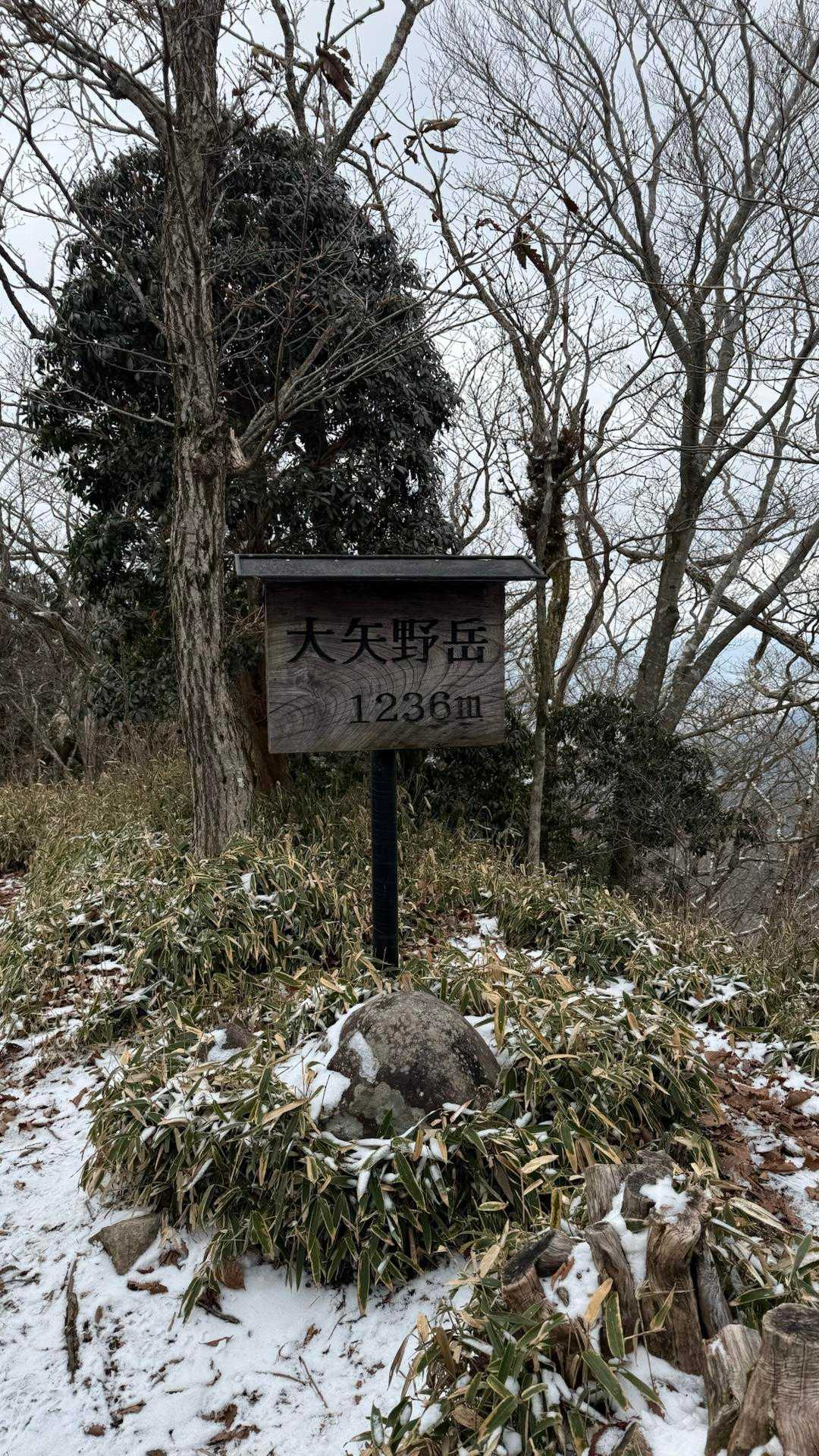 大矢野岳山頂