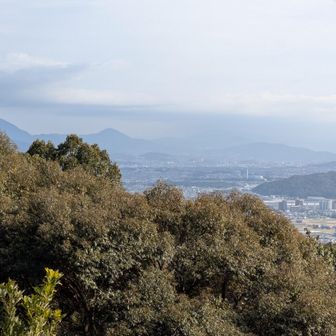 那珂川市　春日市　大野城市　筑紫野市が見える
