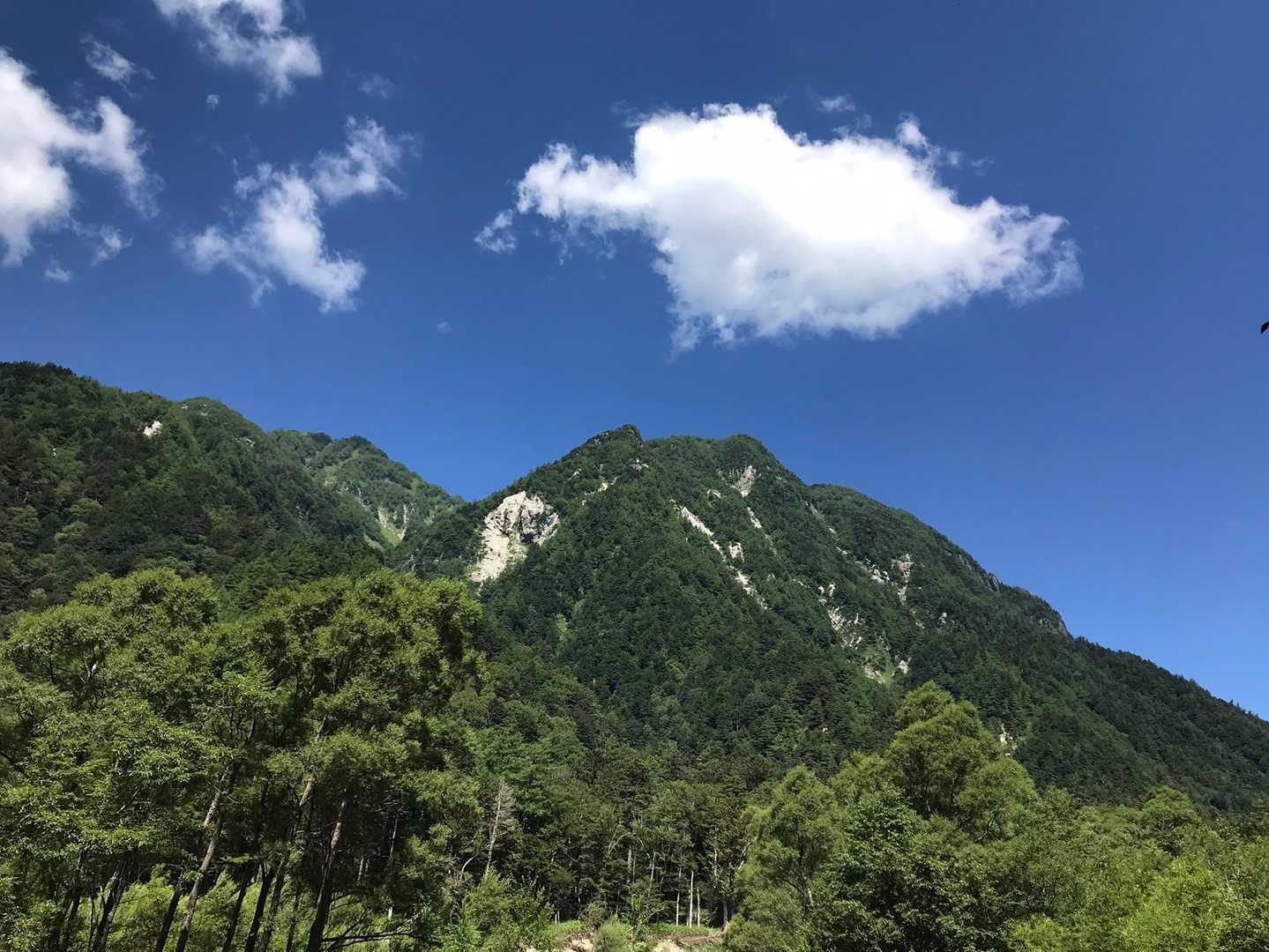 徳沢登山口-長塀山-蝶ヶ岳 周回コースの写真