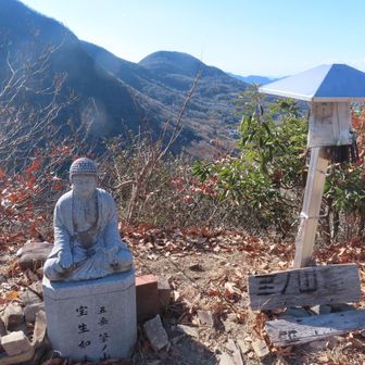 筆ノ山
この後下りでいつの間にかルートをそれていて、強引に復帰しました